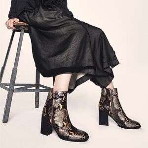 New! Franco Sarto GENEROUS bootie yellow multi 9